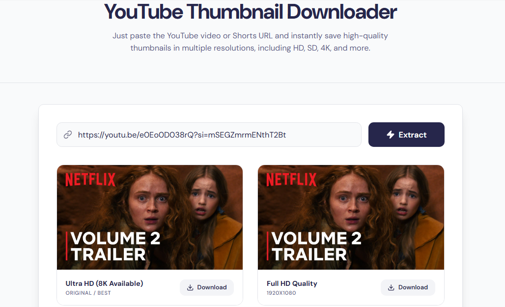 YouTube Thumbnail Downloader Tutorial